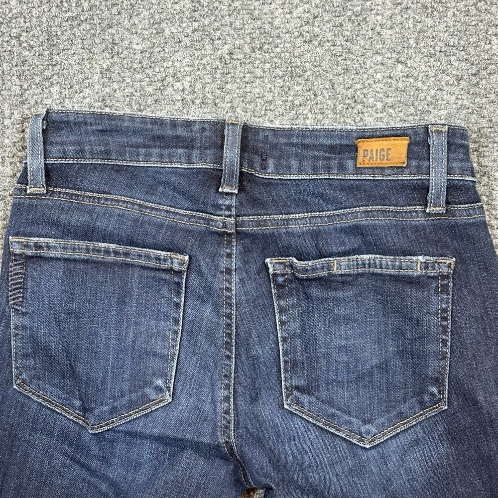 Paige Jeans Women's Size 24 Blue "Skyline Ankle Peg" Denim Jeans - Picture 4 of 10